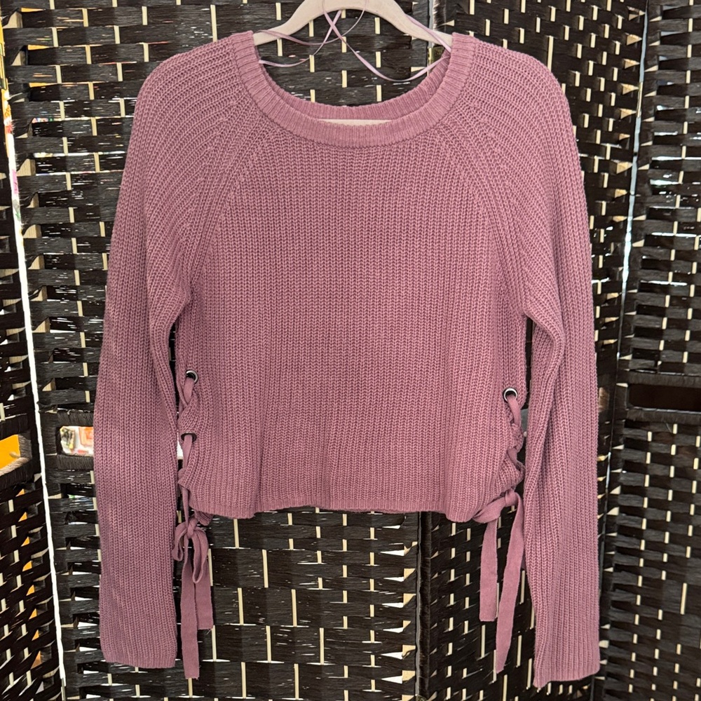 Moon & Madison Pink Knit Sweater Size M 🩷